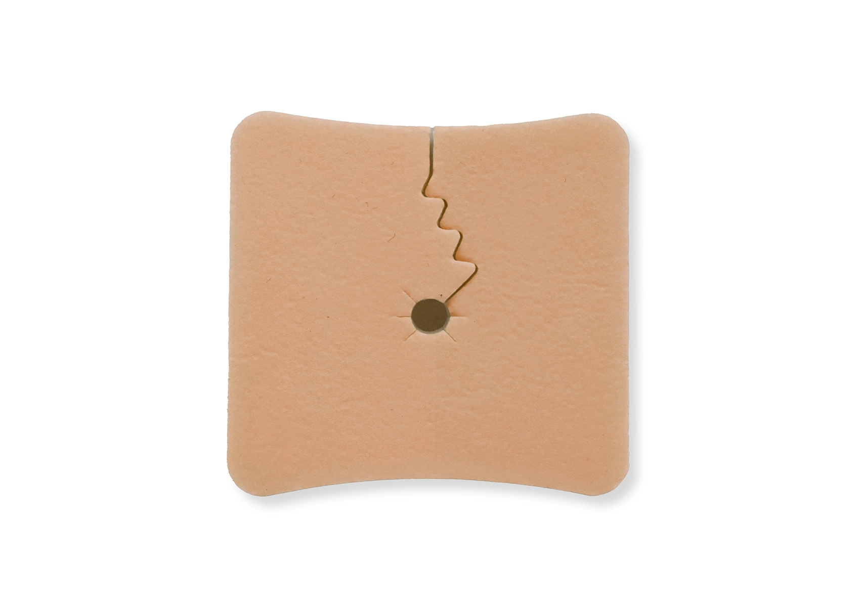 Foam dressing tracheo shape Foam dressing tracheo shape